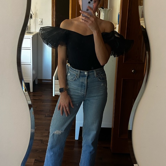 Statement sleeve top - Picture 7 of 7